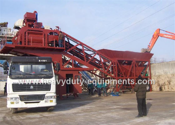 चीन Hongda HZS/HLS120 Concrete Construction Equipment 125kw Concrete Mixing Plants आपूर्तिकर्ता