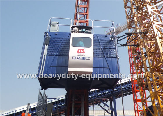 चीन 36M / Min Construction Hoist Elevator , Construction Site Elevator Safety Vertical Transporting Equipment आपूर्तिकर्ता