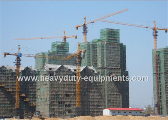चीन Tower crane with free height 50m and max load 10 T with warranty for construction आपूर्तिकर्ता