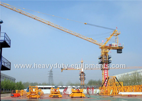 चीन Tower crane with free height 53m and max load of 16T equipped all necessary safety devices आपूर्तिकर्ता