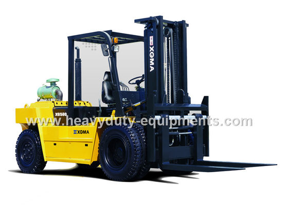 चीन Log Yard Heavy Duty 8 Tons Forklift Flexible Steering 10800Kg Deadweight आपूर्तिकर्ता