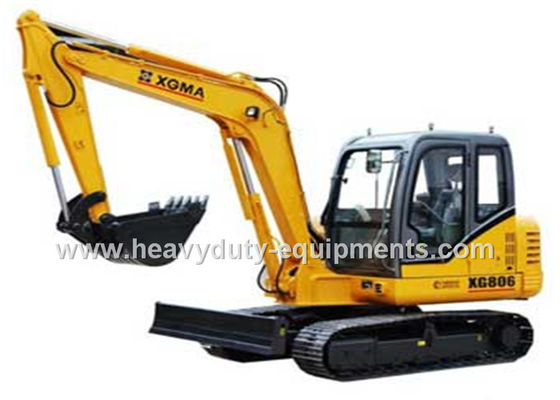 चीन XGMA XG806 hydraulic excavator equipped with standard attachment in 0.22 cbm आपूर्तिकर्ता