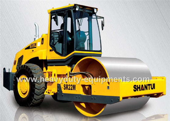 चीन Shantui SR22MP single drum road roller with total weight 22800kg for compaction आपूर्तिकर्ता