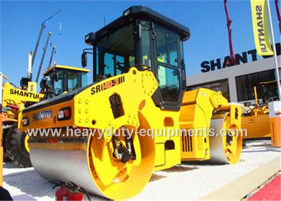 चीन Double drum vibratory road roller SR14D-3with 14ton operating weight with cummins engine आपूर्तिकर्ता