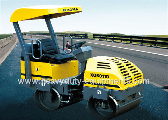 चीन Tandem Vibratory Road Roller XG6011D with cummins engine and SAUER pump आपूर्तिकर्ता