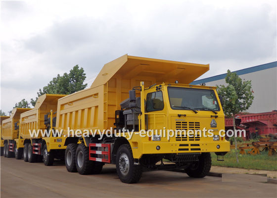 चीन Mining tipper truck / dump truck bottom thickness 12mm and HYVA Hydraulic lifting system आपूर्तिकर्ता