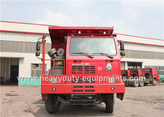 चीन 50 ton 6x4 dump truck / tipper dump truck with 14.00R25 tyre for congo mining area आपूर्तिकर्ता