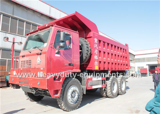 चीन Sinotruk HOWO mining dump truck / tipper special truck 371hp  with front lifting cylinder आपूर्तिकर्ता