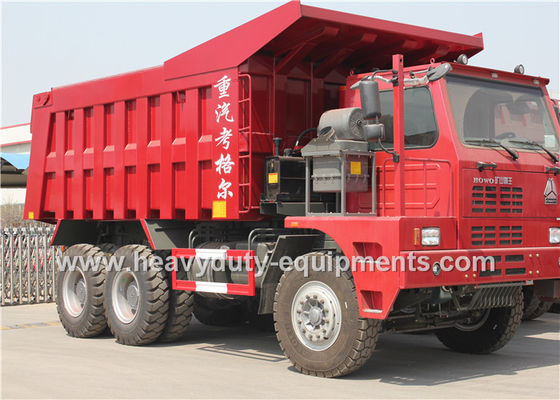 चीन 70 tons 6X4 Mine Dump Truck brand Sinotruk HOWO with HYVA Hdraulic lifting system आपूर्तिकर्ता