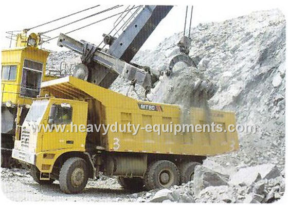 चीन Rated load 50 tons Off road Mining Dump Truck Tipper  drive 6x4 with 32 m3 body cargo Volume आपूर्तिकर्ता