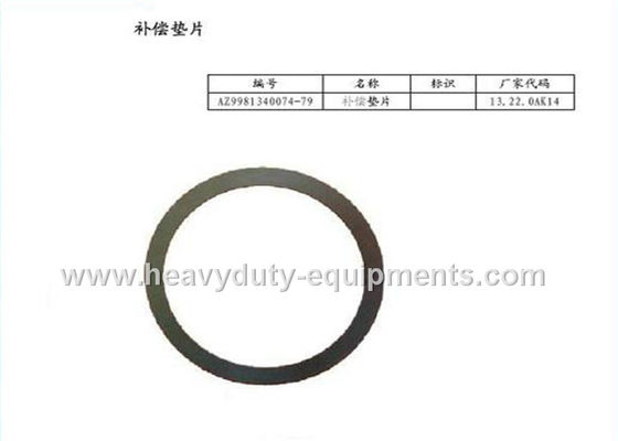 चीन sinotruk spare part washer part number AZ9981340074-79 for howo trucks आपूर्तिकर्ता