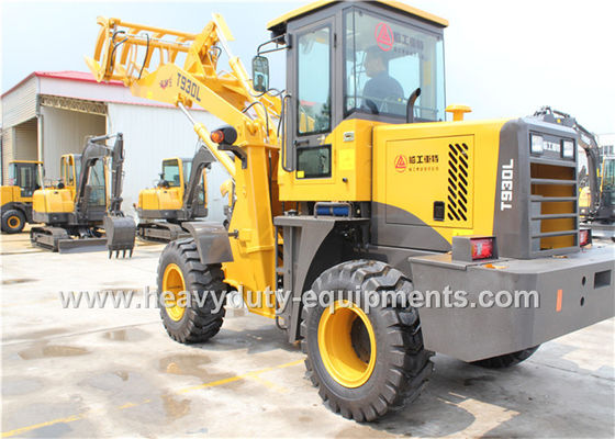 1.6T 0.8m3 Wheel Loader With Strengthen Axle Quick Hitch Pallet Fork Grass Grapple आपूर्तिकर्ता