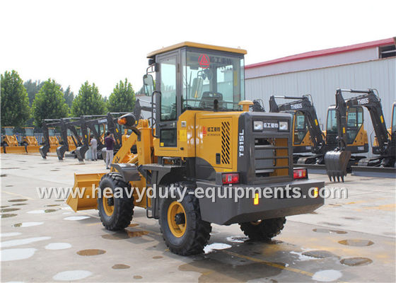 Mini Articulated Wheel Loader T915L With Pallet Fork ISUZU Strengthen Axles आपूर्तिकर्ता